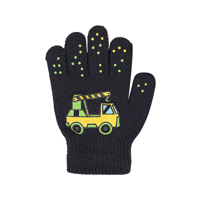 GXWEA 2T Gloves Kids Waterproof Gloves Kids Gloves Winter Gloves Thick Gloves Stretchy Warm Gloves Boys Girls 6-11 Year 5-12 years AHA4 kids snow gloves Black