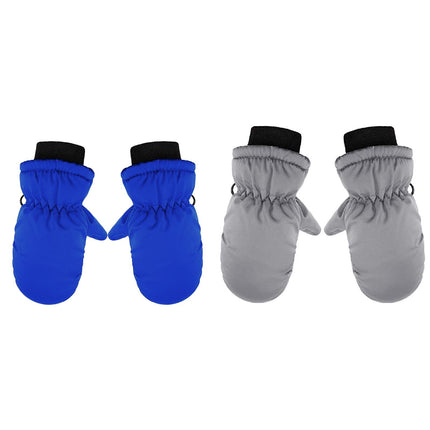 GXWEA 2T Gloves Kids Waterproof Gloves Kids Gloves Winter Gloves Thick Gloves Stretchy Warm Gloves Boys Girls 6-11 Year One Size color-8.