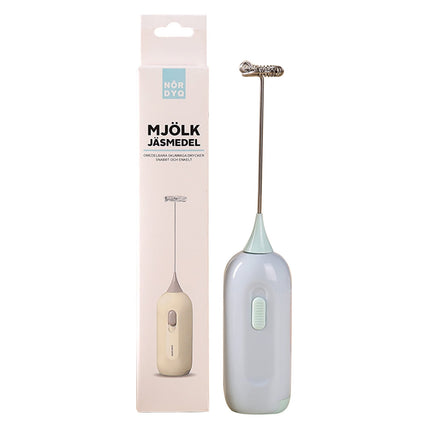 Handheld Stirrer, Electrical Stainless Steel Battery Operated Coffee Stirrer, Milk Frother Coffee Egg Mixers for Crafts Tumbler, DIY Making B.