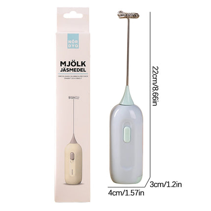 Handheld Stirrer, Electrical Stainless Steel Battery Operated Coffee Stirrer, Milk Frother Coffee Egg Mixers for Crafts Tumbler, DIY Making B.