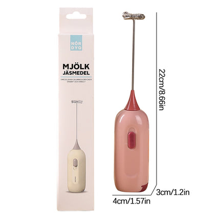 Handheld Stirrer, Electrical Stainless Steel Battery Operated Coffee Stirrer, Milk Frother Coffee Egg Mixers for Crafts Tumbler, DIY Making D.