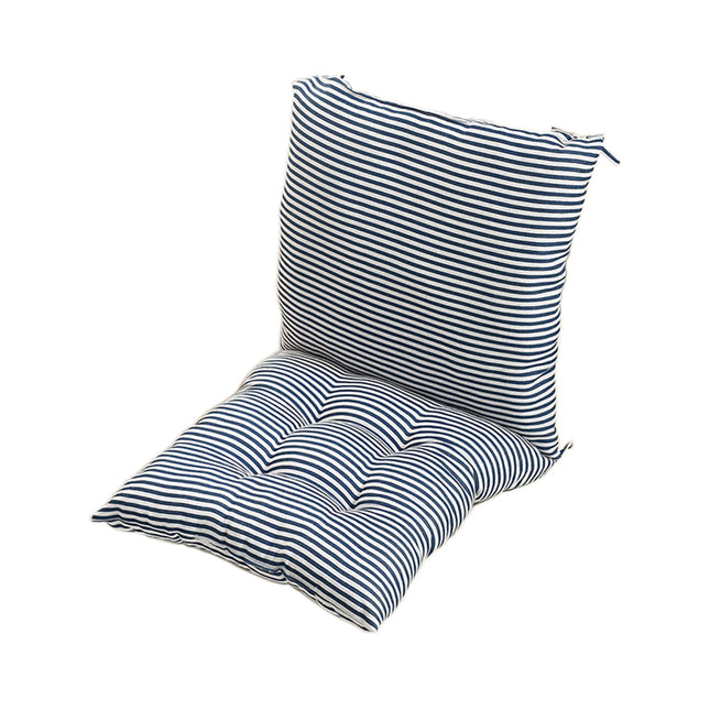High Back Chair Cushions with Ties, 15.7" Indoor Outdoor Rocking Patio Chair Cushions, Non-skid No-Slip Onepiece Dining Chair Pad for Kitchen Dining Room Living Room Black.