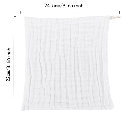 10PCS Muslin Cotton Baby Towel Soft Baby Bath Towel Multicolor Newborn Washcloths and Towels Multicolor.