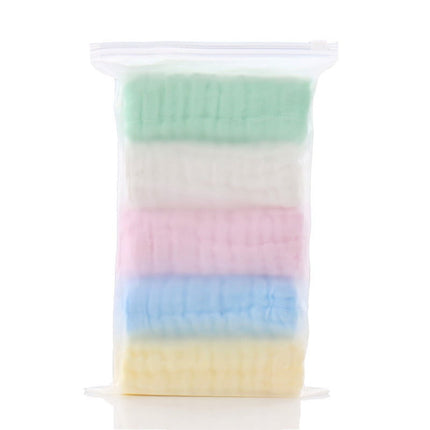 10PCS Muslin Cotton Baby Towel Soft Baby Bath Towel Multicolor Newborn Washcloths and Towels Multicolor.