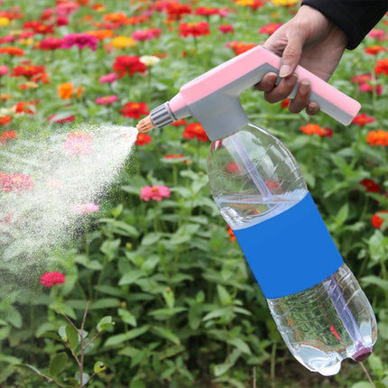 Foam Sprayer, High Pressure Sprayer Pump Spray Bottle Car Cleaning Sprayer for Car Washing, Window Cleaning, Courtyard Sweeping, Flower Watering, Home Electric Pressurized Nozzle Pink.