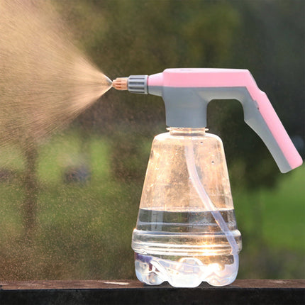 Foam Sprayer, High Pressure Sprayer Pump Spray Bottle Car Cleaning Sprayer for Car Washing, Window Cleaning, Courtyard Sweeping, Flower Watering, Home Electric Pressurized Nozzle Pink.