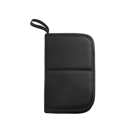 Makeup Brush Bag, Waterproof Stand-Up Makeup Brush Holder Organizer, Travel Make up Brush Pouch Cosmetic Bags, Painting and Makeup Bag, Large Capacity Makeup Brush Storage Bag Black.