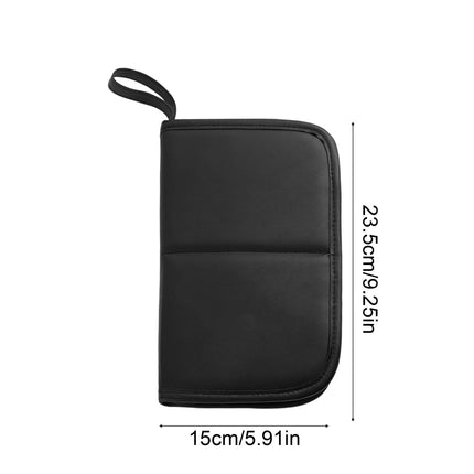 Makeup Brush Bag, Waterproof Stand-Up Makeup Brush Holder Organizer, Travel Make up Brush Pouch Cosmetic Bags, Painting and Makeup Bag, Large Capacity Makeup Brush Storage Bag Black.