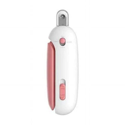 Cat Nail Clipper with Adjustable Trimming Hole and Hidden Nail File, Safe Toenail Trimmer for Kittens and Indoor Cats, Anti-Splash Claw Cutter for Grooming, for Pet Nails Blue.