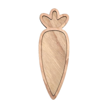 Easter Charcuterie Board, Easter Egg Bunny Wooden Serving Tray, Rabbit Cheese Appetizer Board, Snack Serving Platter, for Home Spring Party Food Holiday Salad Dish, Fruit Plate Supplies KhakiC.