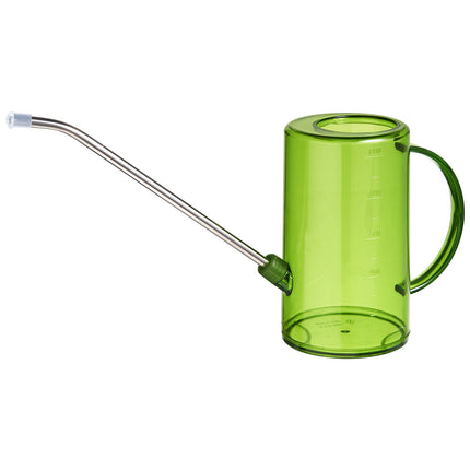 Plants Watering Jug, Portable Flower Mister, 1L Long Neck Sprinkler, Gardening Can, Household Gardening Watering Pot, for Indoor Herbs Vegetables Bonsai Balcony Plants, Outdoor Watering Container Green.