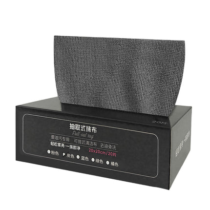 Kitchen Wash Cloths for Dishes, Multi-use Cleaning Cloths Towels, Disposable Towel Cloth, Kitchen Specific Dishwashing Cloth, Disposable Cleaning Cloths Quick Dry, 7.87x7.87inch, a Pack of 20Pc B.
