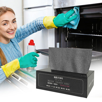 Kitchen Wash Cloths for Dishes, Multi-use Cleaning Cloths Towels, Disposable Towel Cloth, Kitchen Specific Dishwashing Cloth, Disposable Cleaning Cloths Quick Dry, 7.87x7.87inch, a Pack of 20Pc B.