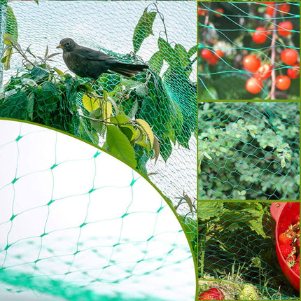 Tutuviw Bird Netting Garden Netting Pest Barrier,Cicada Netting for Garden Against Birds, Deer,Squirrels(13 x 19.8ft Green).