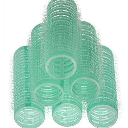 Self Grip Small Hair Curlers,Hair Rollers Curlers,Salon Hairdressing Curlers,DIY Curly Hairstyle Hair Rollers for Women Medium Short Hair (Gripping Sticky Rollers 0.6" 12PCS), Random color 6PCS.
