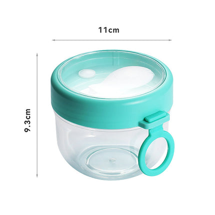 BOBASNDM Polycarbonate White PC Leakproof Yogurt Container Pink.