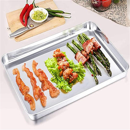 Baking Sheet With Cooling Rack, Half Sheet Pan With Wire Rack Set, Oven Baking Tray and Rack Set,15.75x11.8inch,Non Toxic & Easy Clean,Heavy Duty 10".