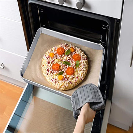 Baking Sheet With Cooling Rack, Half Sheet Pan With Wire Rack Set, Oven Baking Tray and Rack Set,15.75x11.8inch,Non Toxic & Easy Clean,Heavy Duty 15.75".