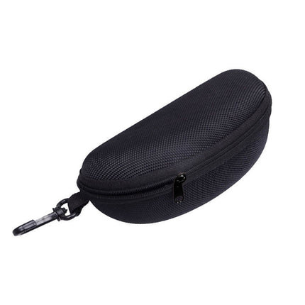 opvise Sunglasses Case Solid Large Space Waterproof Protective Glasses Case Travel Box for Adult Black.
