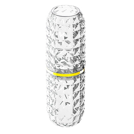 harmtty Toothbrush Box Large Capacity Light Luxury Portable Travel Toothbrush Toothpaste Holder Case for Bathroom Clear.