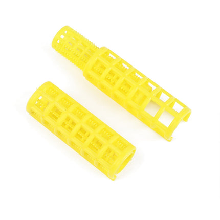CIYAPED 30 Pieces Plastic Hair Rollers Curlers Snap Rollers Self Grip Rollers Hairdressing Curlers No Heat Hair Curlers for DIY Hairdressing Hair Salon Hair Barber Yellow/Green/Red/Purple.