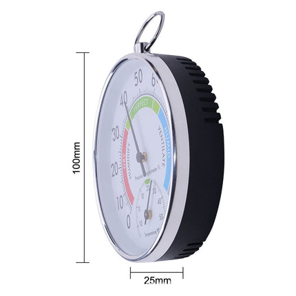 Thermometer and Hygrometer - Ideal Greenhouse Thermometer and Humidity Meter To Monitor Maximum and Minimum Temperatures and Humidity Easily Wall Mounted Multicolor bottom.