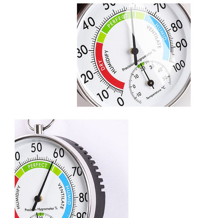 Thermometer and Hygrometer - Ideal Greenhouse Thermometer and Humidity Meter To Monitor Maximum and Minimum Temperatures and Humidity Easily Wall Mounted Multicolor bottom.