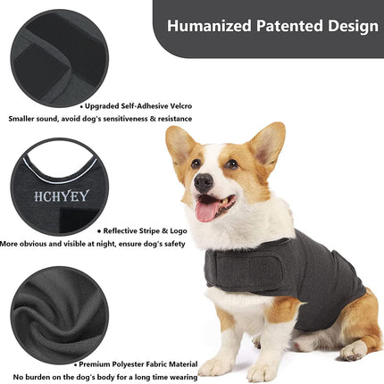 Dog Jacket, Skin-Friendly Dog Calming Vest - Dog Shirt for Thunder, Fireworks and Separation - Keep Pet Calm Without Medicine & Training, Anti Anxiety Vest for Dogs XS Dark Blue.