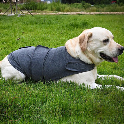 Dog Jacket, Skin-Friendly Dog Calming Vest - Dog Shirt for Thunder, Fireworks and Separation - Keep Pet Calm Without Medicine & Training, Anti Anxiety Vest for Dogs XS Dark Blue.