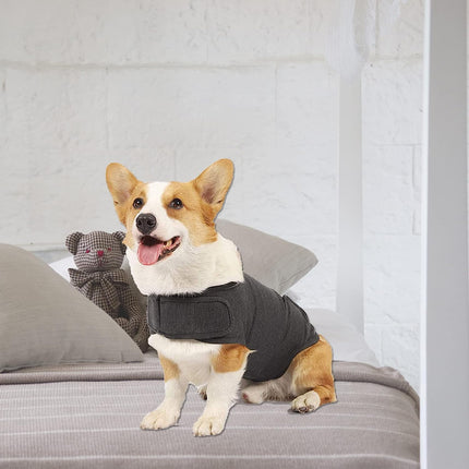 Dog Jacket, Skin-Friendly Dog Calming Vest - Dog Shirt for Thunder, Fireworks and Separation - Keep Pet Calm Without Medicine & Training, Anti Anxiety Vest for Dogs XS Dark Blue.