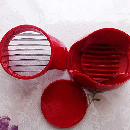 Fruit and Vegetable Cutter, 1 Slicer Tomato Potato Onion Fruit Vegetable Slicer Tomato Slicer Stand Kitchen Slicer Tool Gadgets.