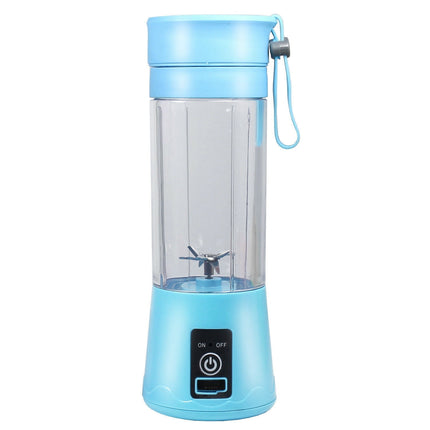 Mini Portable Blender,Smoothies Personal Blender Mini Shakes Juicer Cup USB Rechargeable With 6 blades,White Blue.