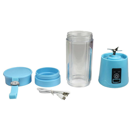 Mini Portable Blender,Smoothies Personal Blender Mini Shakes Juicer Cup USB Rechargeable With 6 blades,White Purple.
