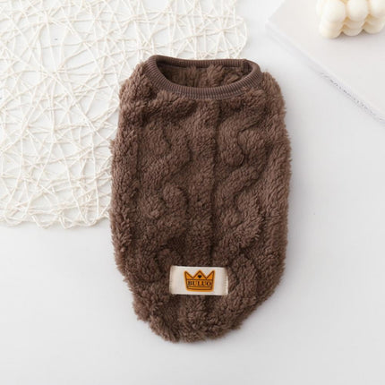 Cat Sweaters Kitty Sweater for Cats Knitwear,Small Dogs Kitten Clothes Male and Female,High Stretch,Soft,Warm Dog Clothes for Small Dog and Cat Winter XS Brown.