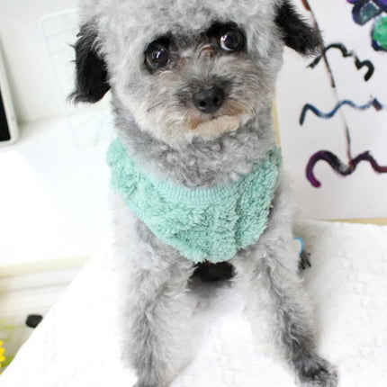Cat Sweaters Kitty Sweater for Cats Knitwear,Small Dogs Kitten Clothes Male and Female,High Stretch,Soft,Warm Dog Clothes for Small Dog and Cat Winter M Green.