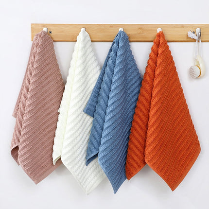 100% Cotton Soft and Absorbent Hand Towel-Waffle Hand Towels for Bathroom-Set of 2 Quick Drying Towels Sky blue.