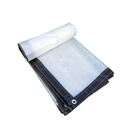 Clear Tarps Heavy Duty, Waterproof Tarpaulin Cover Greenhouse Garden Plant Patio 5 x 6.5FT 5*6.5ft.