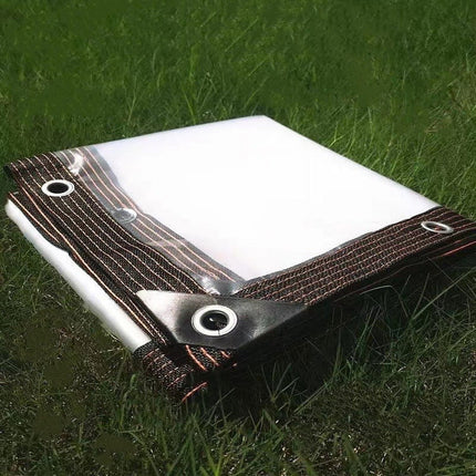 Clear Tarps Heavy Duty, Waterproof Tarpaulin Cover Greenhouse Garden Plant Patio 5 x 6.5FT 6.5*13ft.
