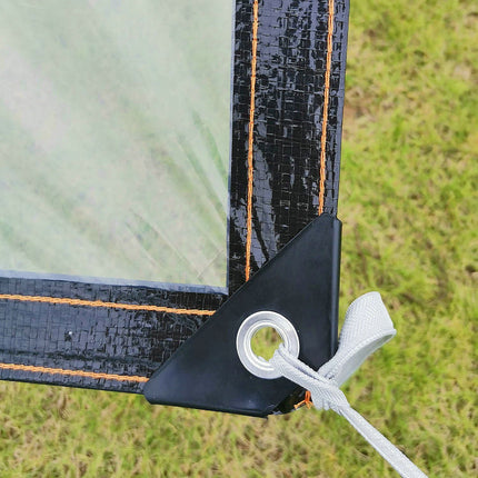 Clear Tarps Heavy Duty, Waterproof Tarpaulin Cover Greenhouse Garden Plant Patio 5 x 6.5FT 6.5*8ft.