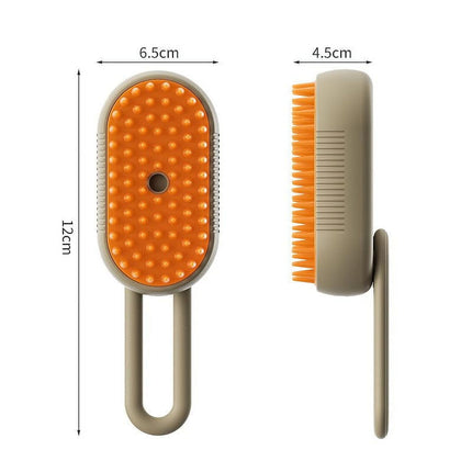 Cat Steam Brush, 3 in 1 Self Cleaning Cat Steamy Pet Brush Steamer Brush for Massage for Removing Tangled and Loosse Hair (2PCS Light Green) Light Green.