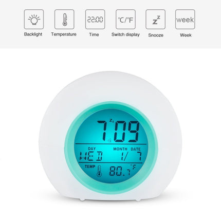 Kids Alarm Clock OK to Wake Alarm Clocks for Kids Toddlers Night Light Clock for Bedrooms with Children's Sleep Trainer Cute Clock Birthday Gift for Teen Boys Girls Colorful.