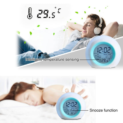 Kids Alarm Clock OK to Wake Alarm Clocks for Kids Toddlers Night Light Clock for Bedrooms with Children's Sleep Trainer Cute Clock Birthday Gift for Teen Boys Girls Colorful.