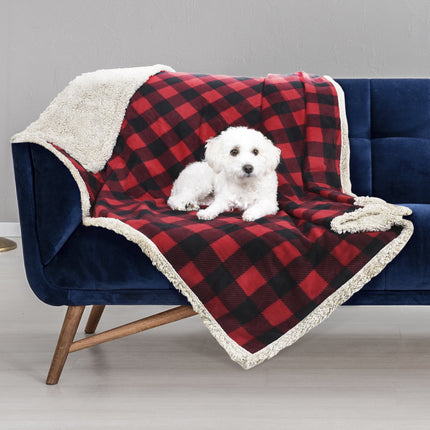 Big ! Pet Dog Plaid Hoodie Sweaters with Hat, Dog Warm Winter Dog Coat for Small Medium Large Dogs M.