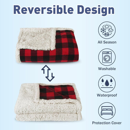Big ! Pet Dog Plaid Hoodie Sweaters with Hat, Dog Warm Winter Dog Coat for Small Medium Large Dogs M.