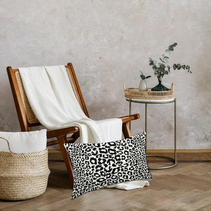 Lime Green White Leopard Print Pillow Covers 18x18 Inch Set of 2 Cheetah Animal Spots Decorative Throw Pillows For Couch Farmhouse Chinoiserie Pillow Cases Home Decor For Room Sofa Bed Porch Outdoor 12" x 20" Aqua Leopard.