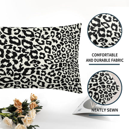 Lime Green White Leopard Print Pillow Covers 18x18 Inch Set of 2 Cheetah Animal Spots Decorative Throw Pillows For Couch Farmhouse Chinoiserie Pillow Cases Home Decor For Room Sofa Bed Porch Outdoor 12" x 20" Wine Red.