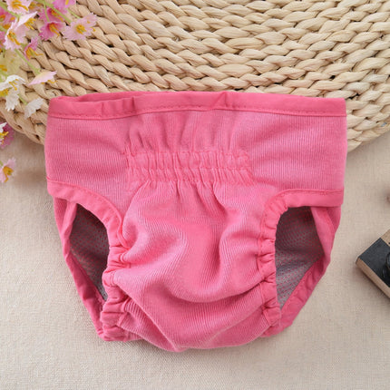 Comfortable Dog Underwear Dog Diapers Pants Male Female to Put On/Off Breathable Physiological Pants Reusable Sanitary Panties for Small to Large Dogs Pet (1pcs, Pink, XL) XL Black.