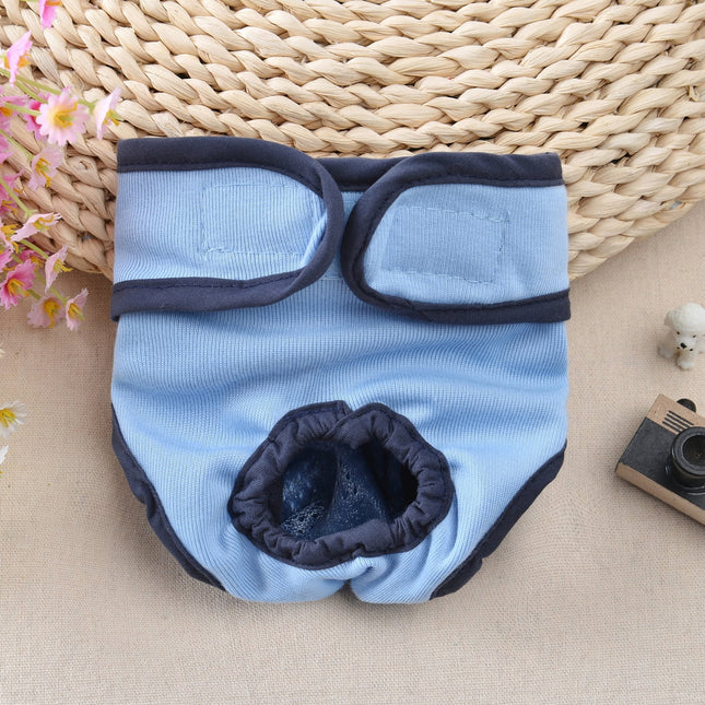 Comfortable Dog Underwear Dog Diapers Pants Male Female to Put On/Off Breathable Physiological Pants Reusable Sanitary Panties for Small to Large Dogs Pet (1pcs, Pink, XL) L Pink.