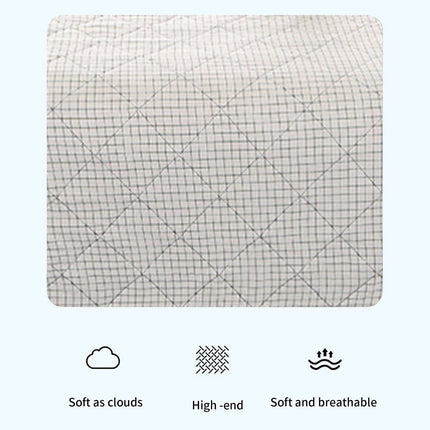 Summercome Cooling Quilt, Thin Quilts Summer Lightweight Comforter, Full Washed Cotton, Machine Washable, Soft Comfy Breathable Sleep Blanket for Hot Sleeper, Ultra-Cool Lightweight (Blue, Queen) Queen Blue.