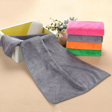 1Pc Microfiber Hair Towel Soft Super Absorbent Microfiber Microfiber Hair Towel Wraps Women for Gym Black.